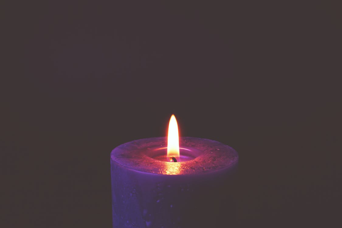 Free Lighted Candle Stock Photo