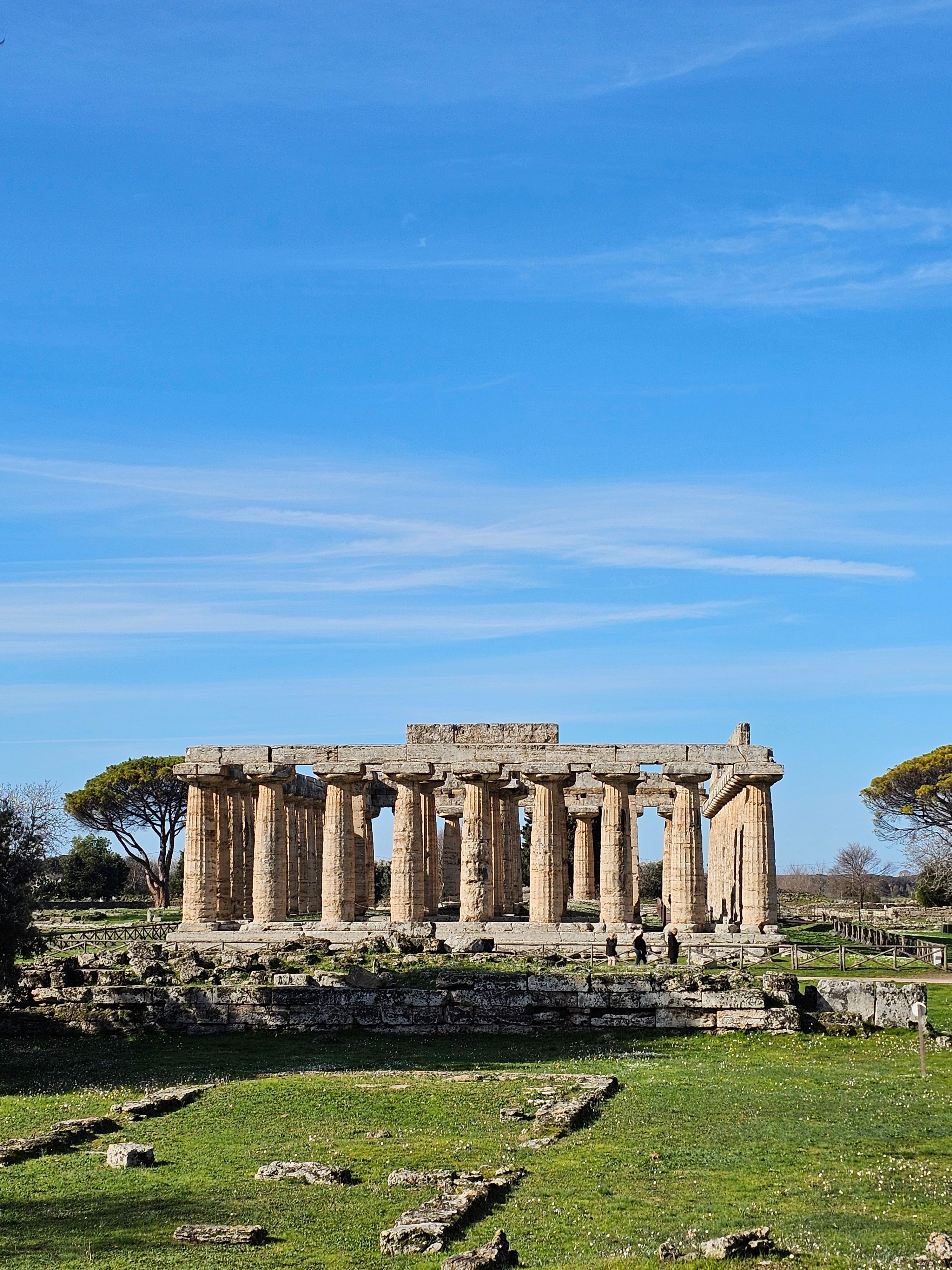 Ancient Greek Ruins of Paestum Temple in Italy · Free Stock Photo
