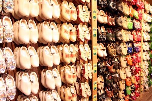 Free stock photo of wooden shoes