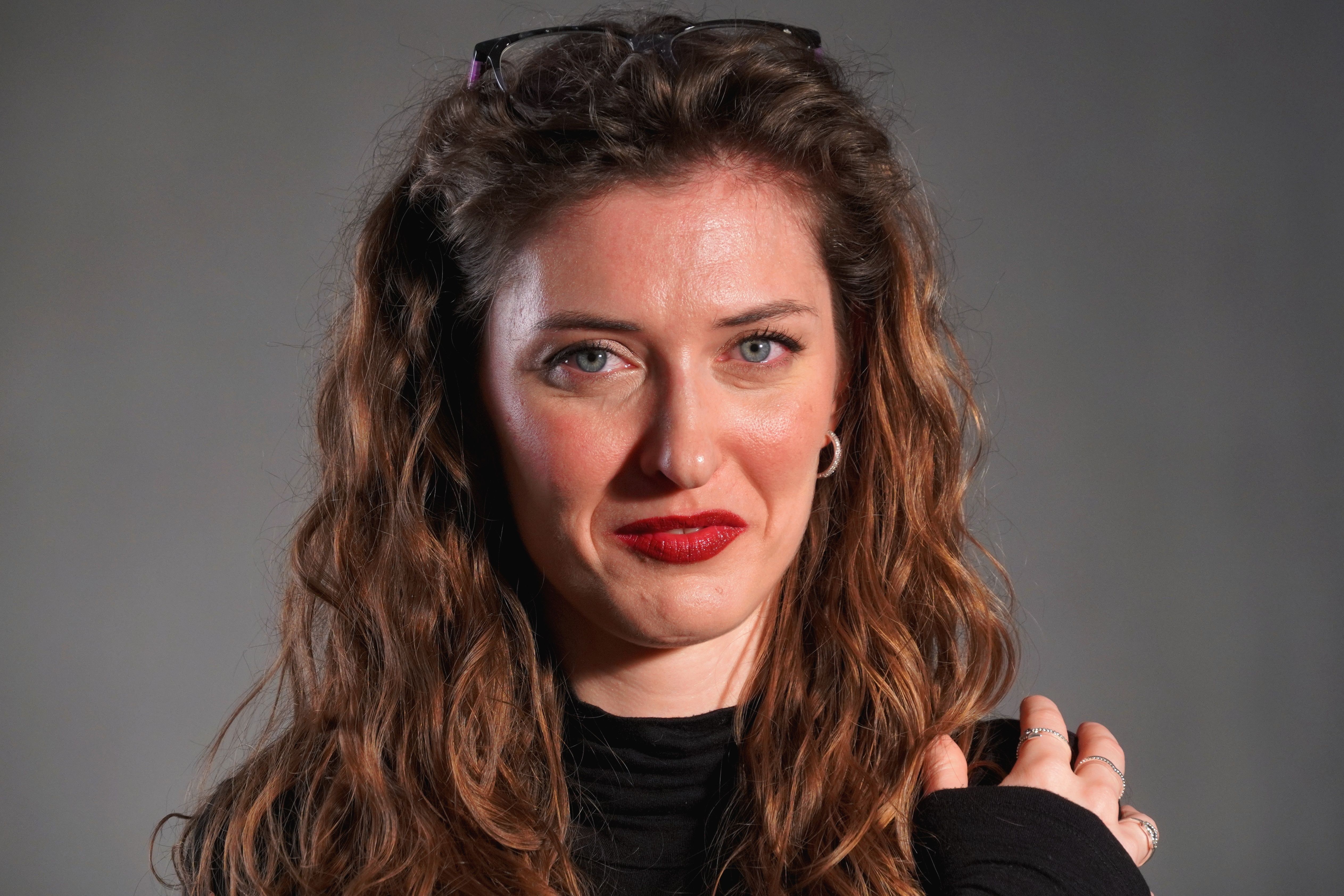 Portrait of a Woman with Red Lipstick · Free Stock Photo