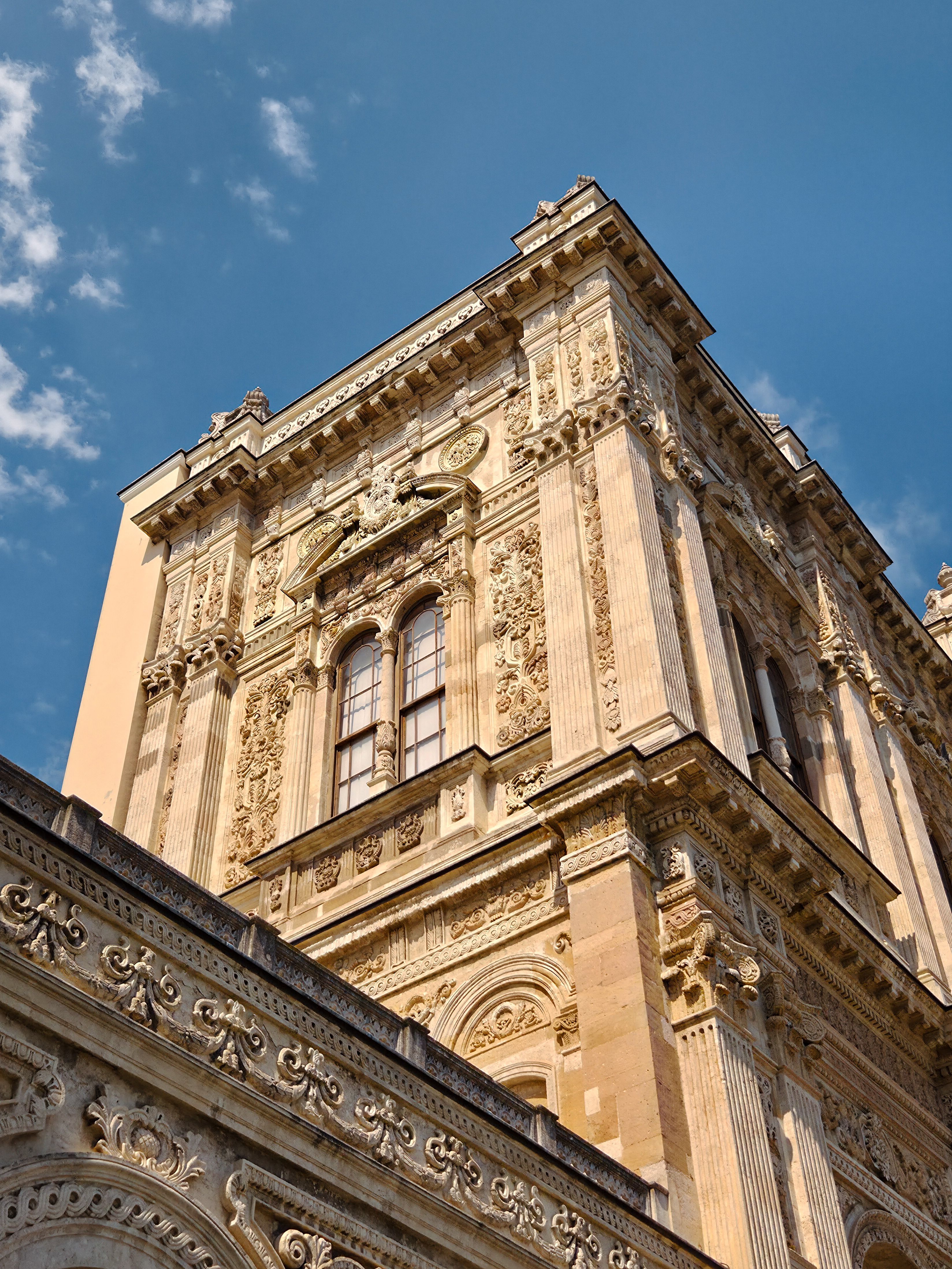 Historic Stone Architecture with Detailed Facade · Free Stock Photo