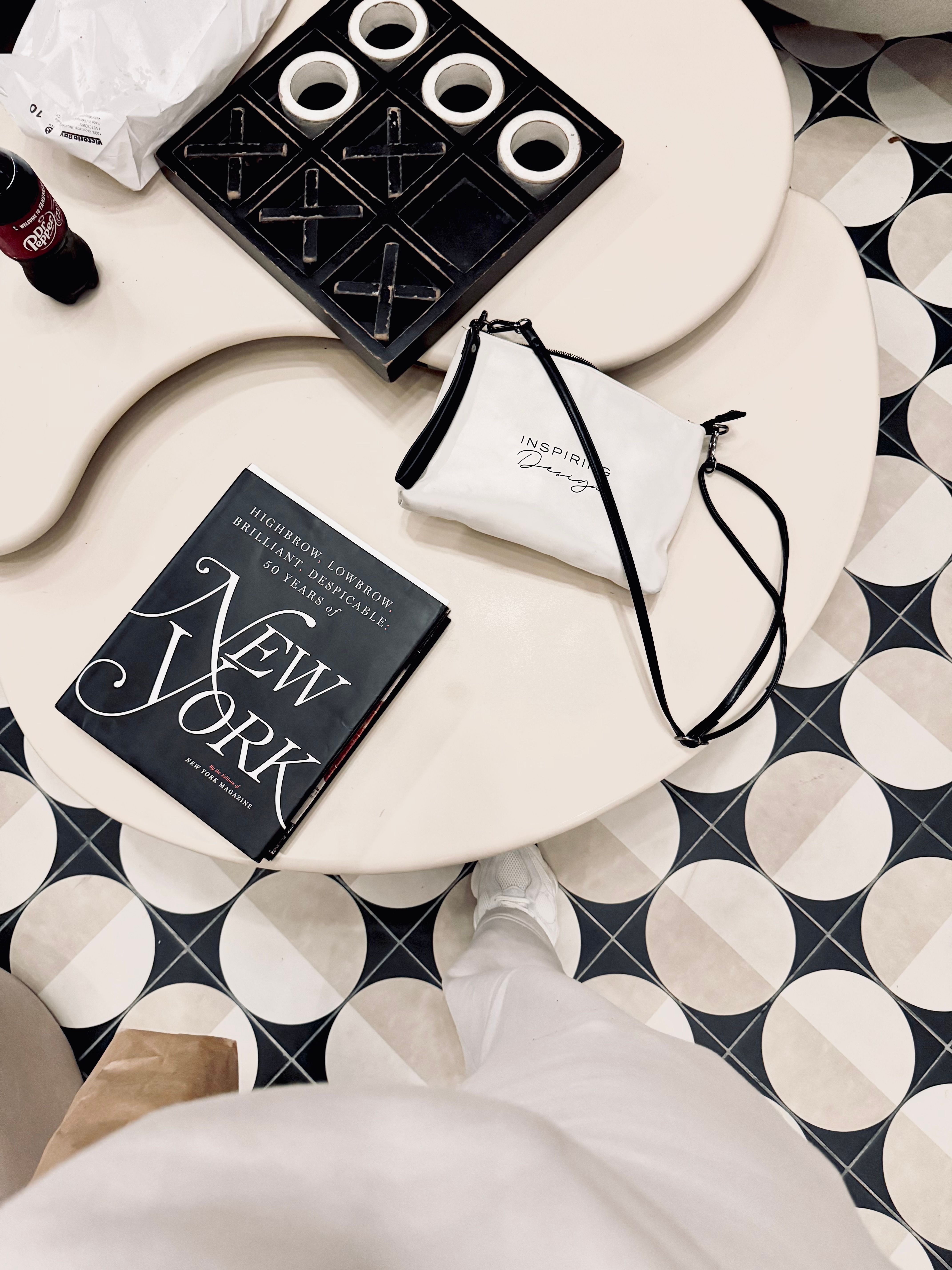 Chic Overhead View with New York Book · Free Stock Photo