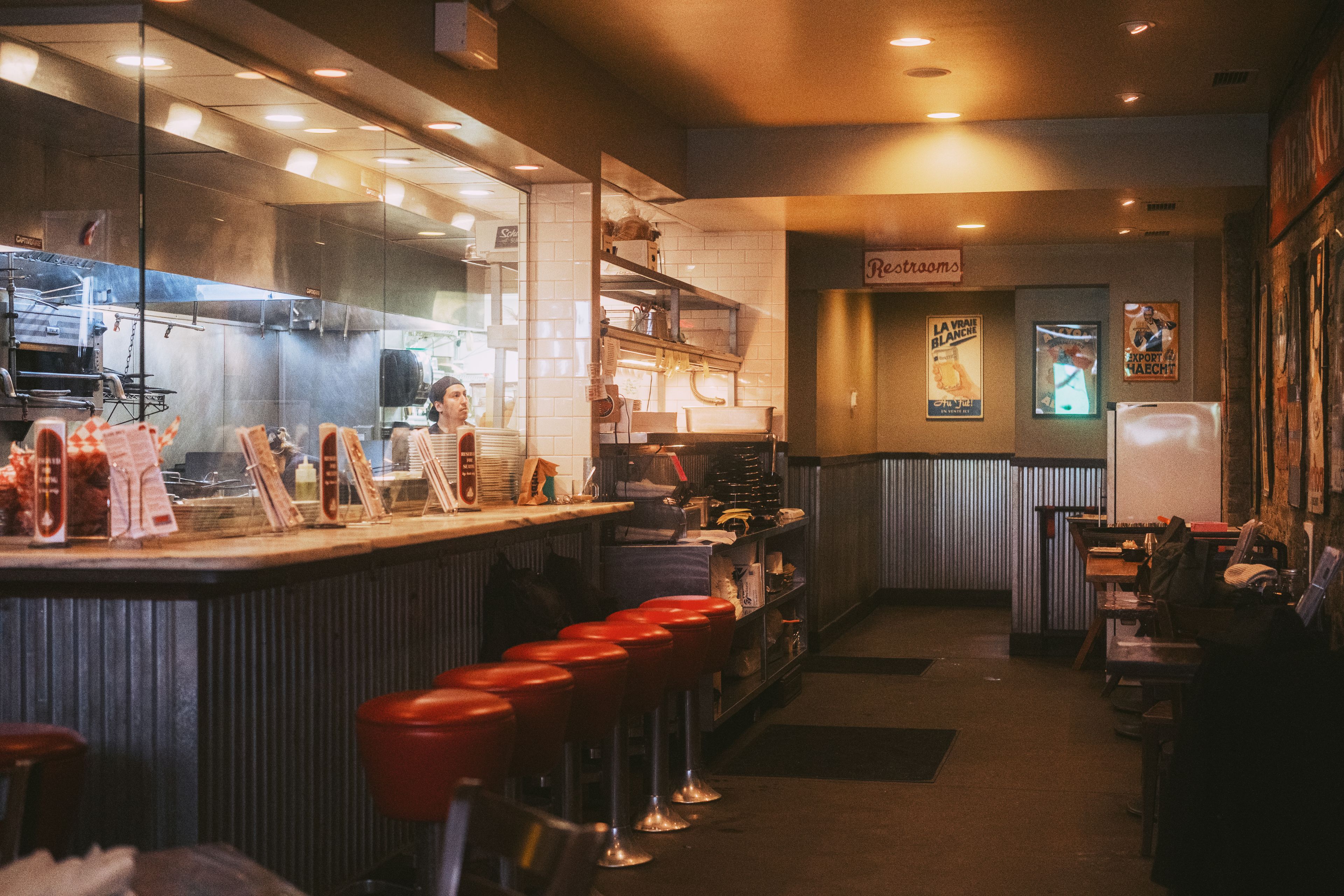 Detroit diner counter