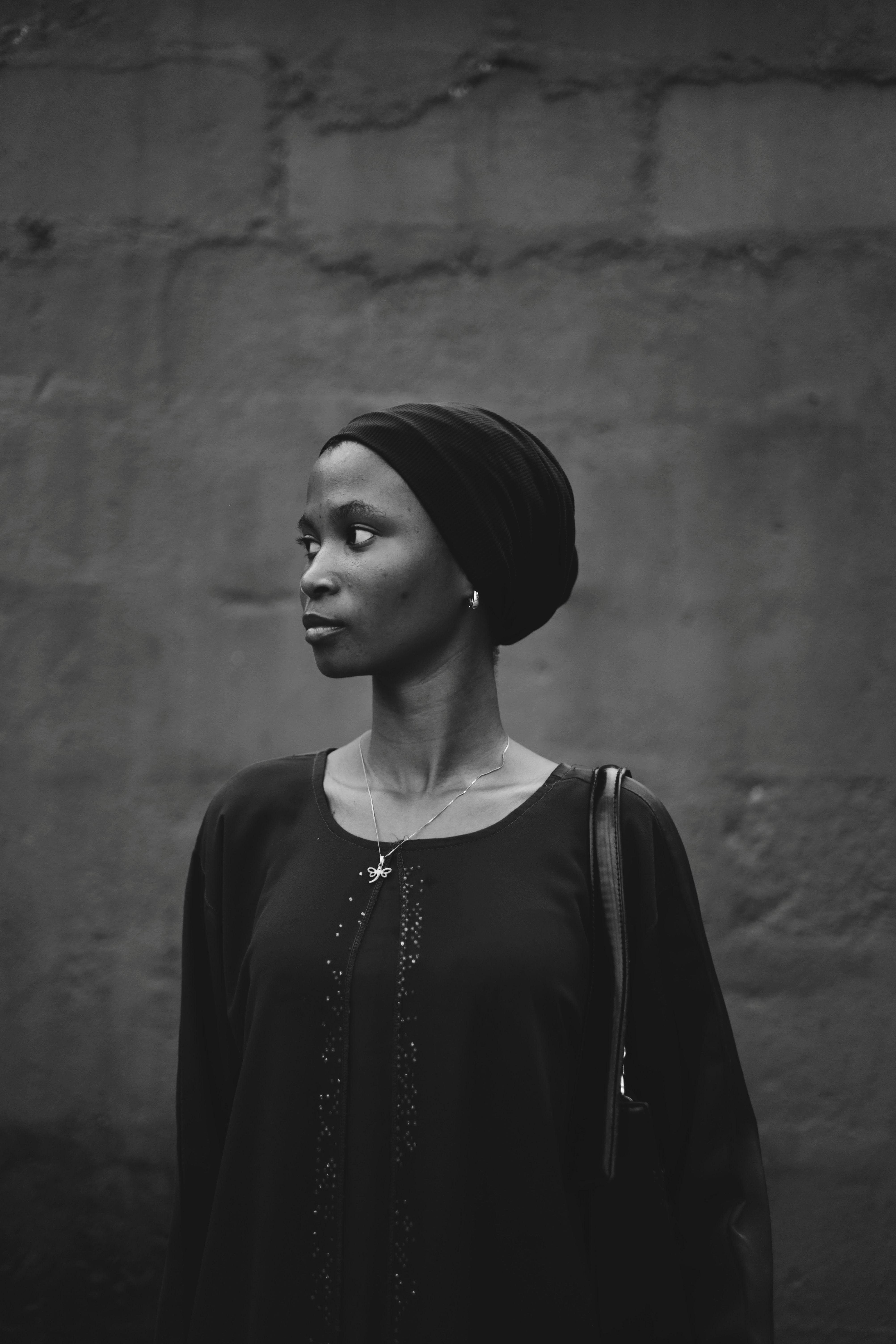 Elegant Black and White Portrait of a Woman · Free Stock Photo