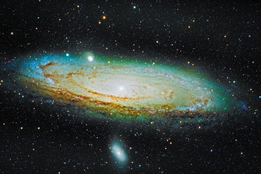 Himmel & Nacht im Universum – Dramatische Kosmos-Aufnahme (von Ayman Mahmoud, 10926×7303, #35975479)