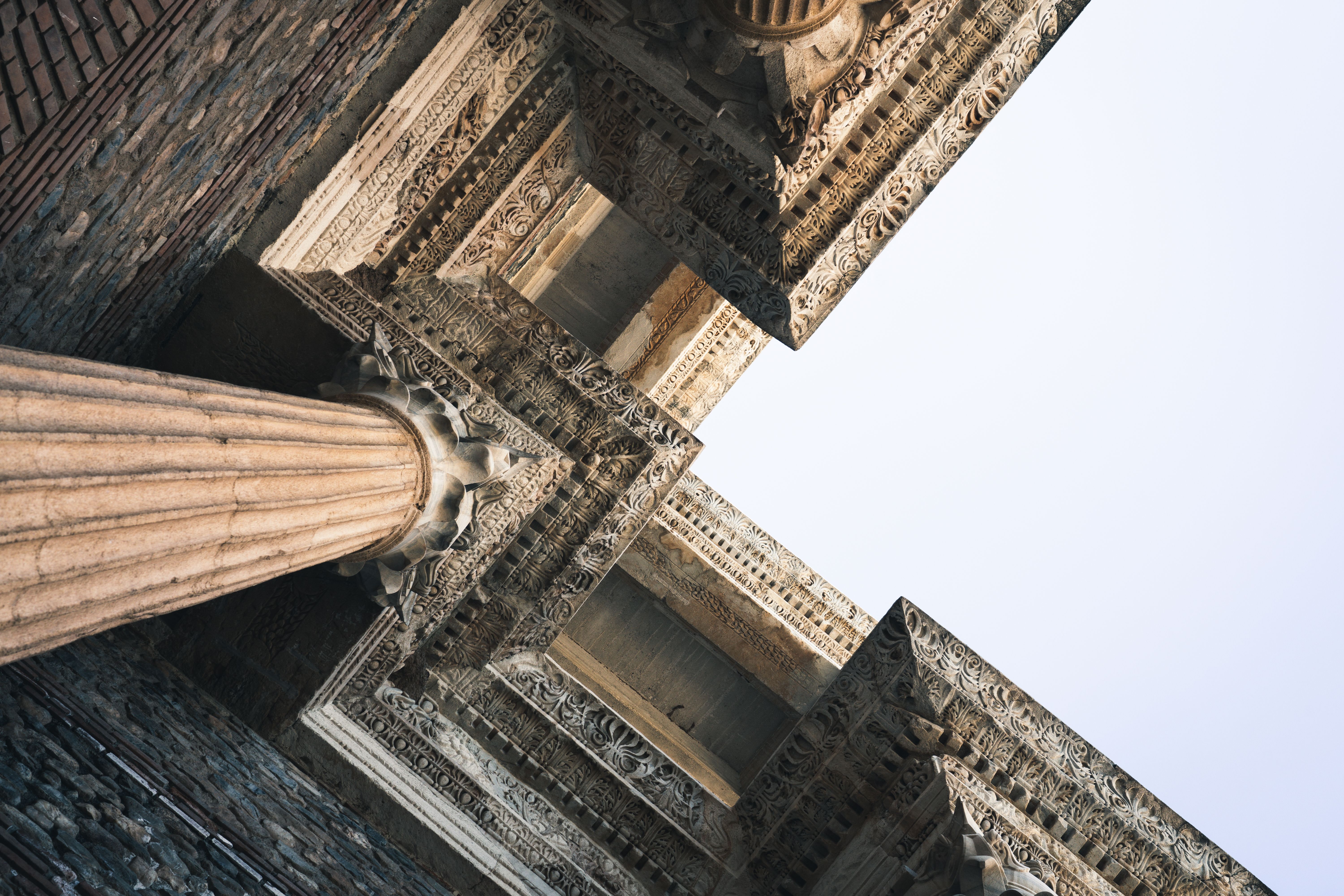 Intricate View of Ancient Architectural Columns · Free Stock Photo