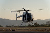 Helicopter Landing at Ilopango Airport in El Salvador