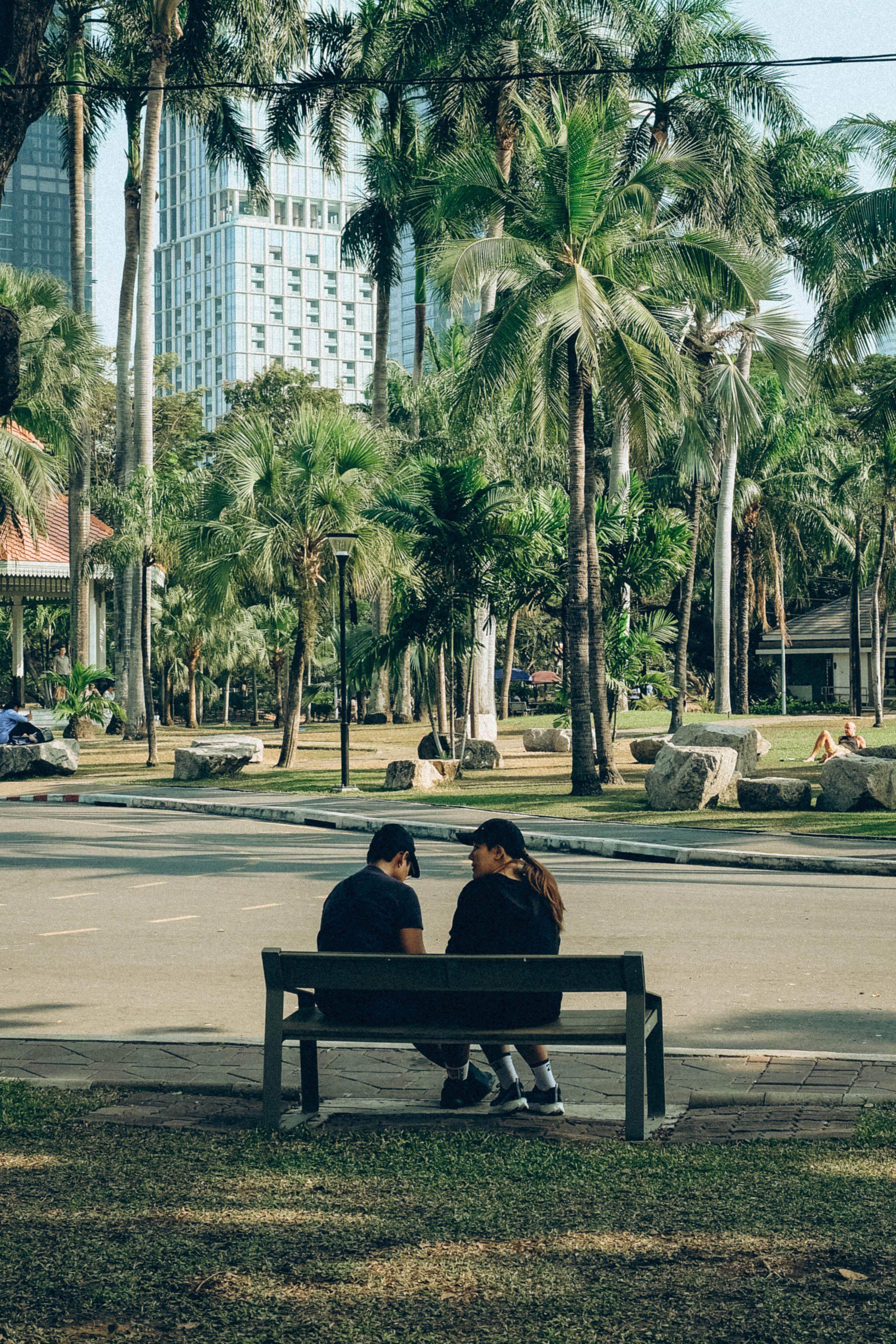 Couple on a date in a restaurant