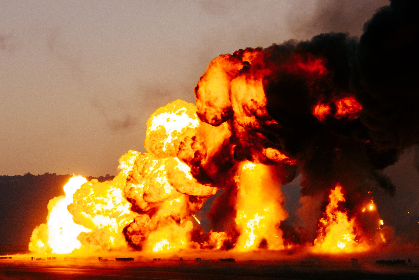 Dramatic Explosion Scene