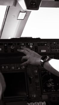 A pilot using a health device to track fitness for duty technology metrics