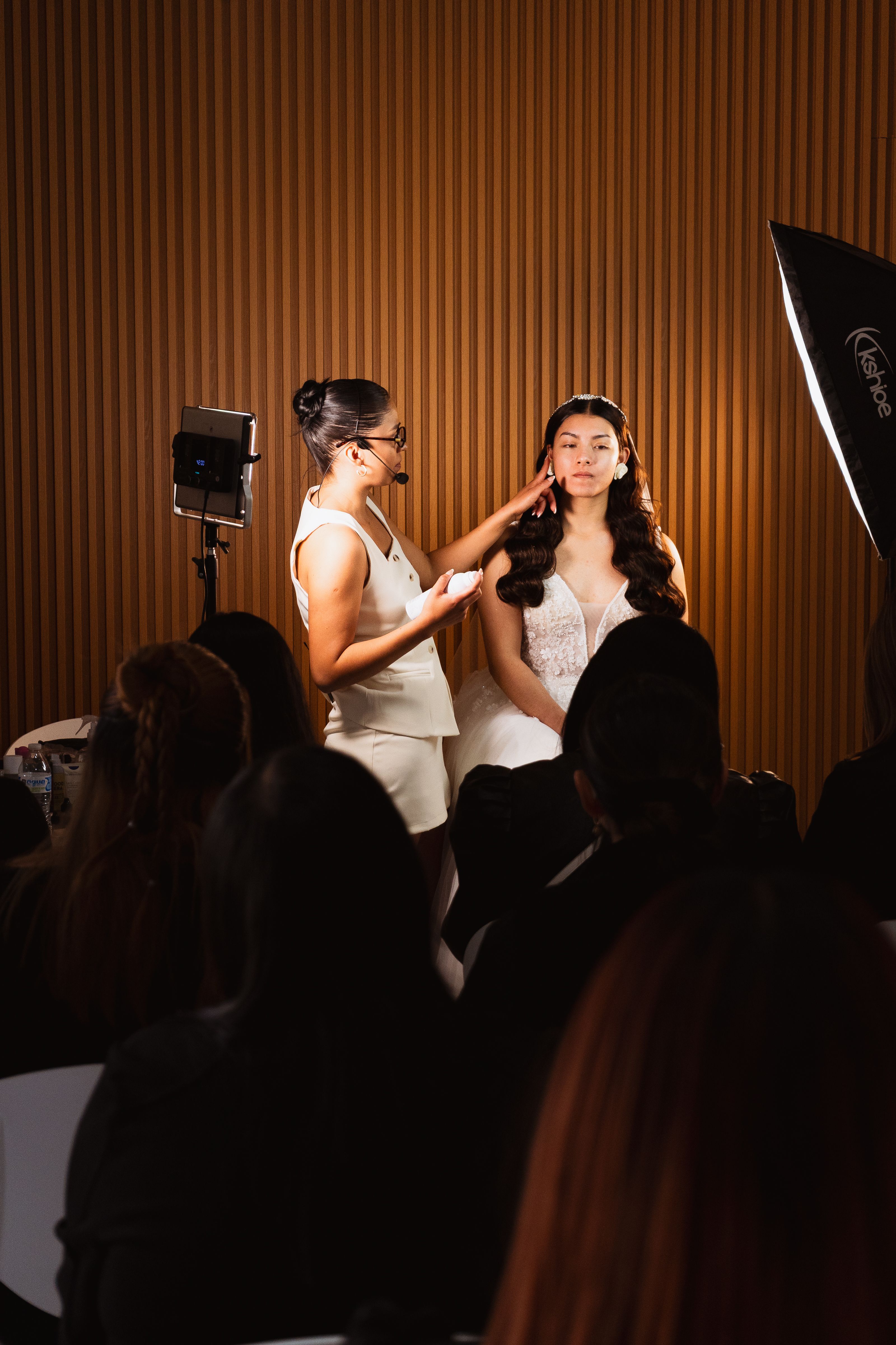 Bridal Makeup Demonstration in Mexico City