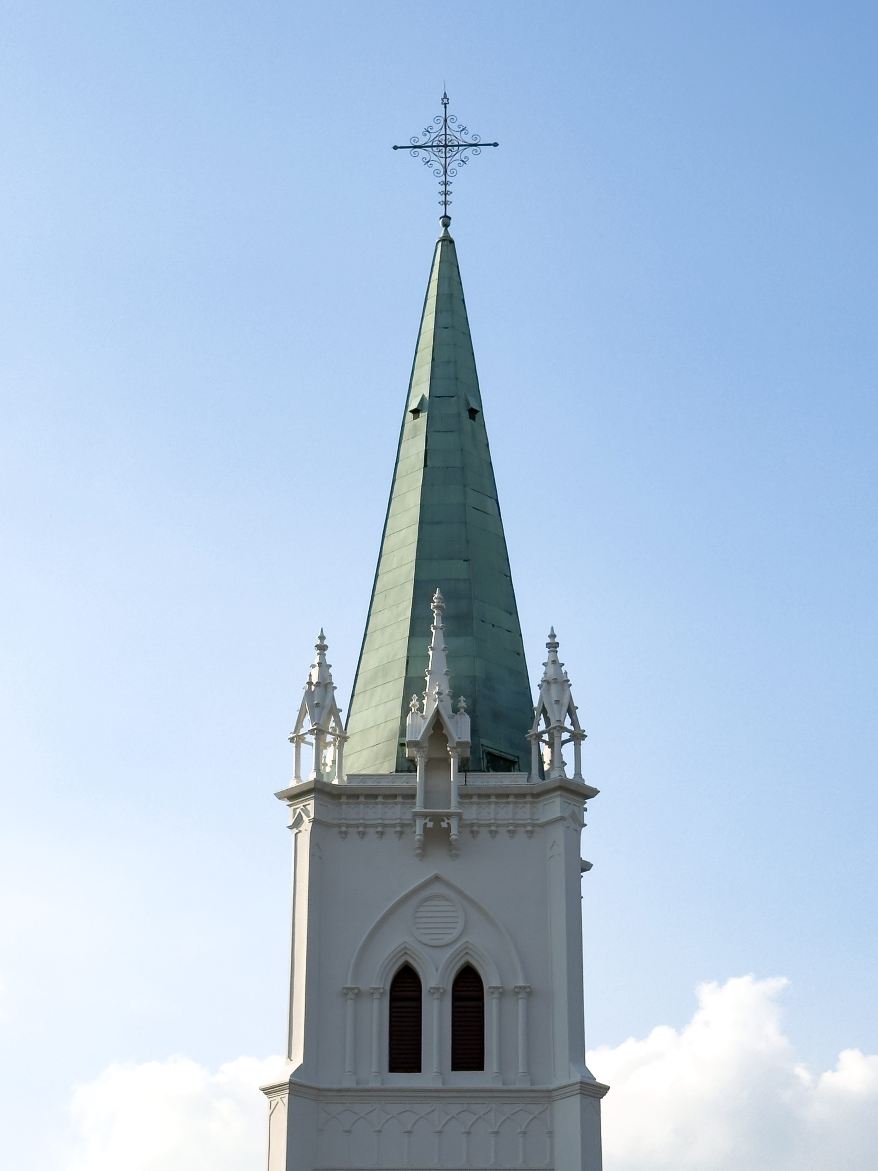 Elegant Historical Church Spire Against Sky · Free Stock Photo