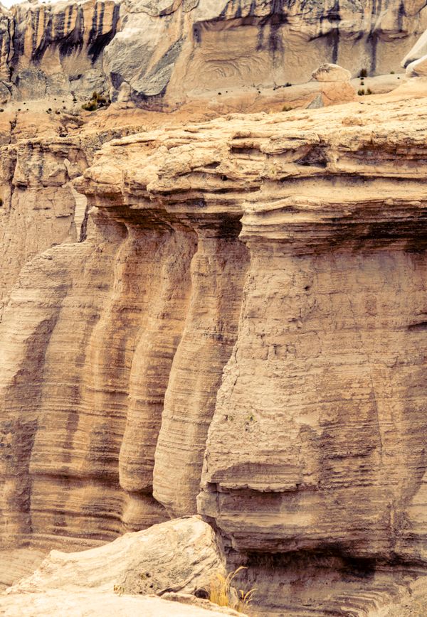 Eroded rock pillars shaped by weather — photo by Anyela Málaga on Pexels