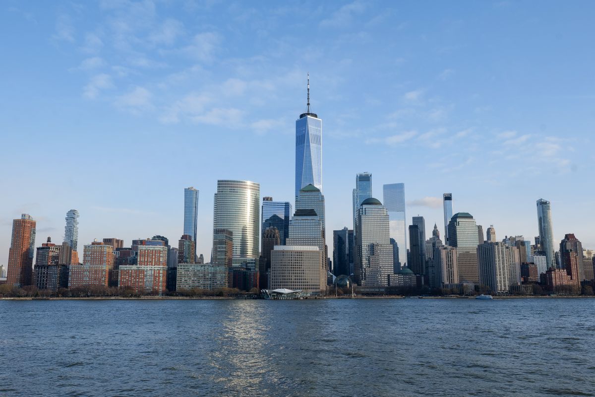 Quartier d’affaires de Manhattan à New York, aux États-Unis