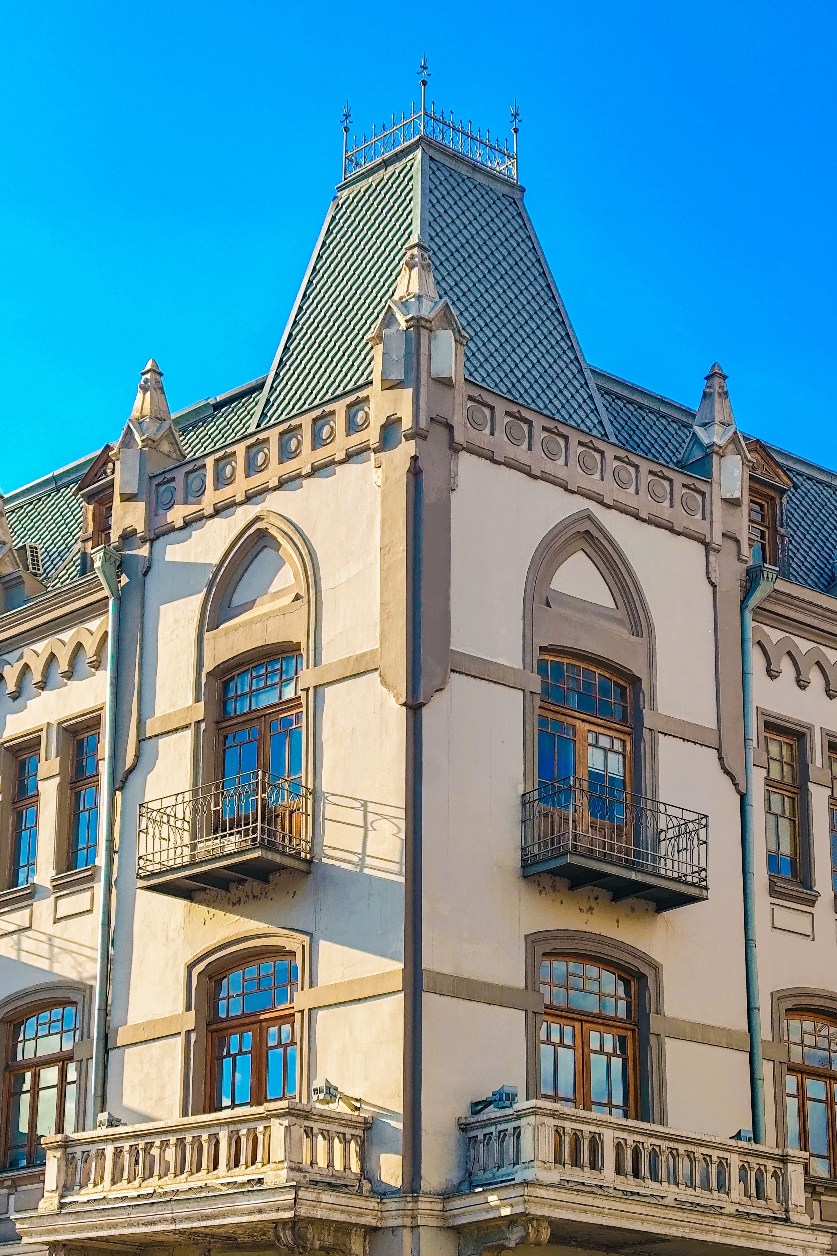 Gothic Revival Building with Elegant Details · Free Stock Photo