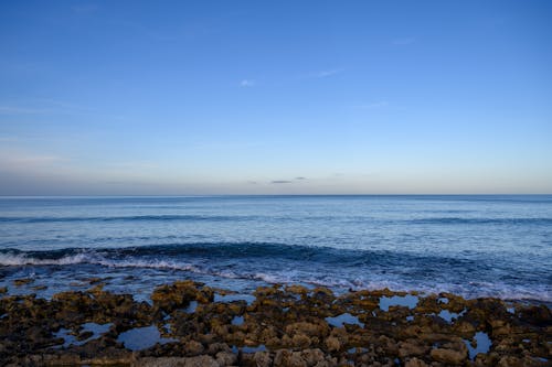 Free stock photo of sea, sunset, waves
