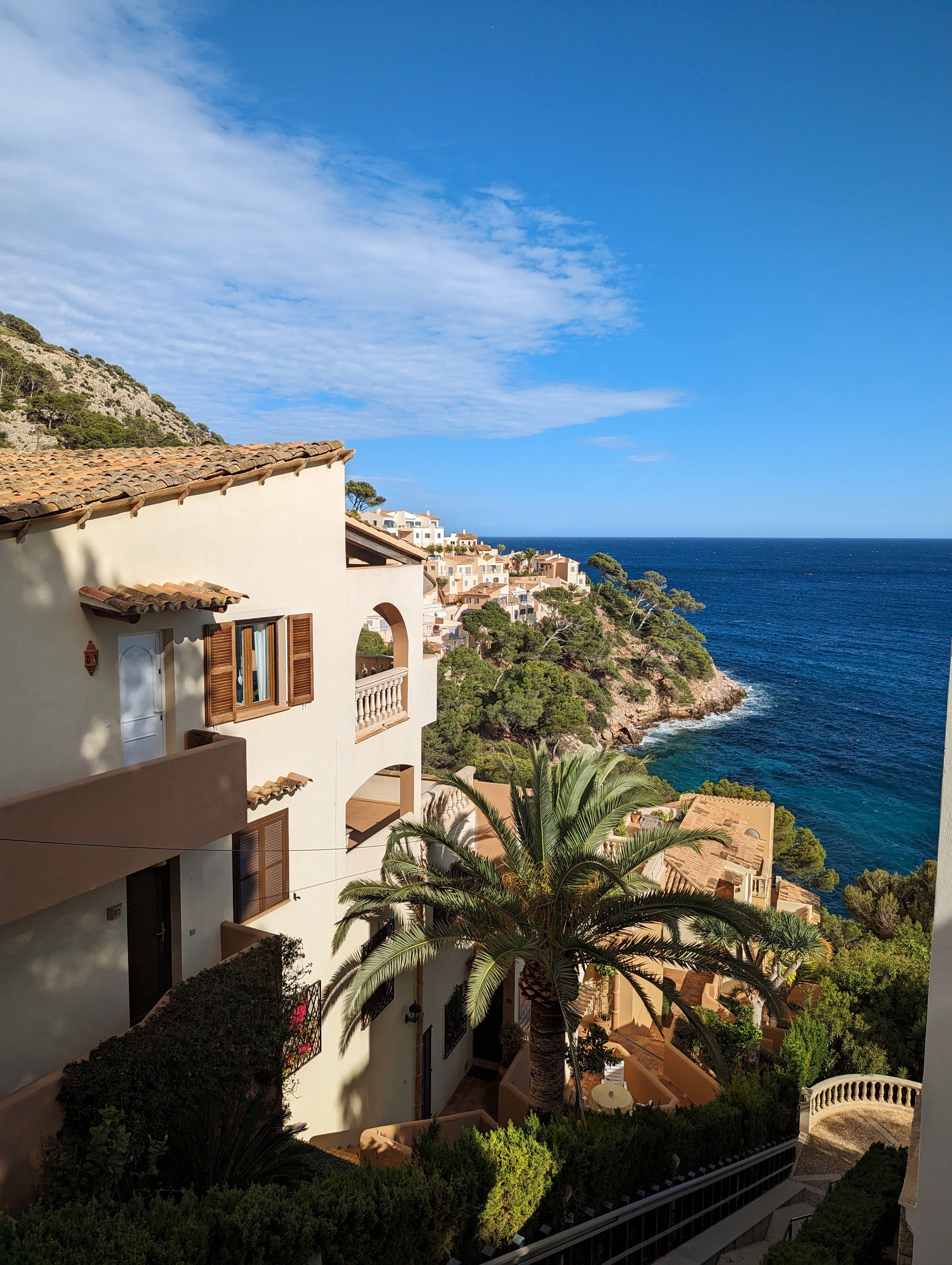 Coastal Mediterranean Architecture with Ocean View · Free Stock Photo