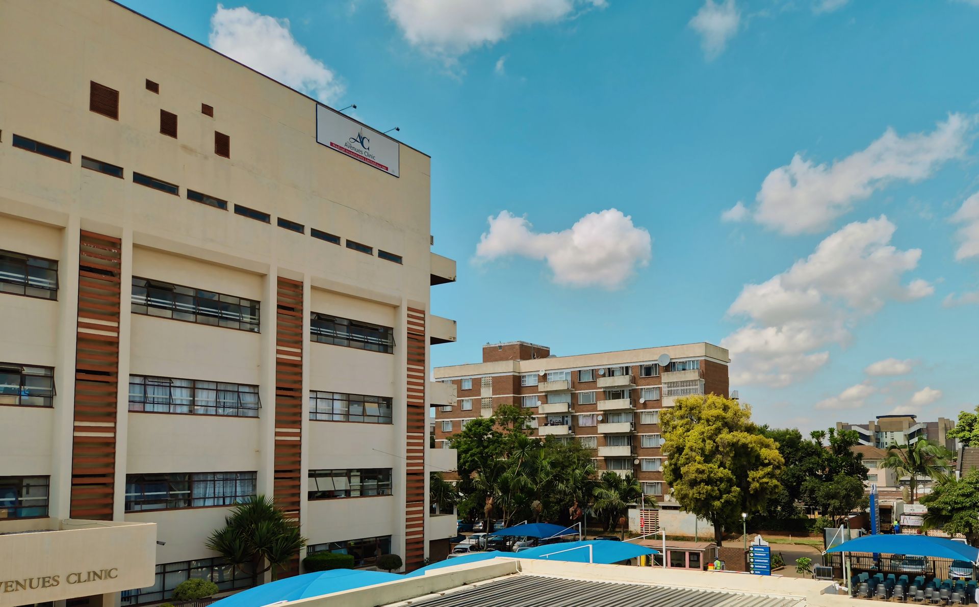 Harare'de orta gelirli bir konut mahallesi
