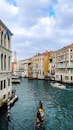 Scenic View of Venice Canal with Gondola