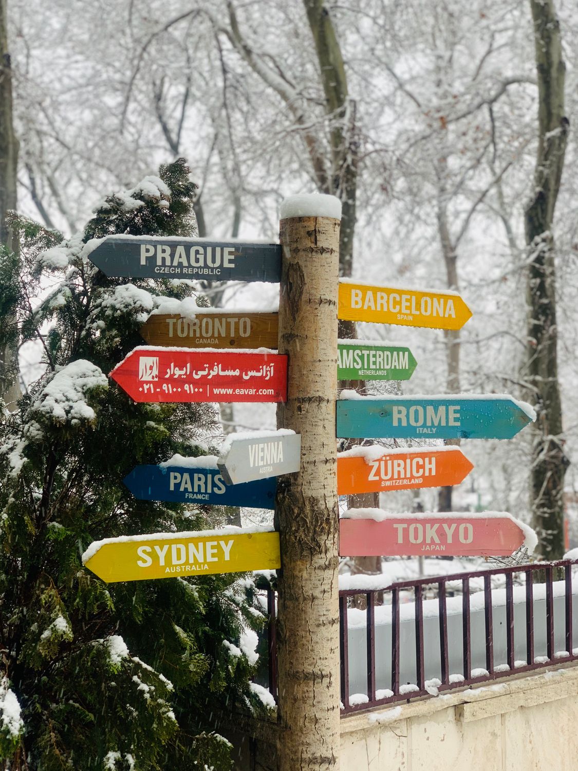 Colorful Navigational Signages · Free Stock Photo