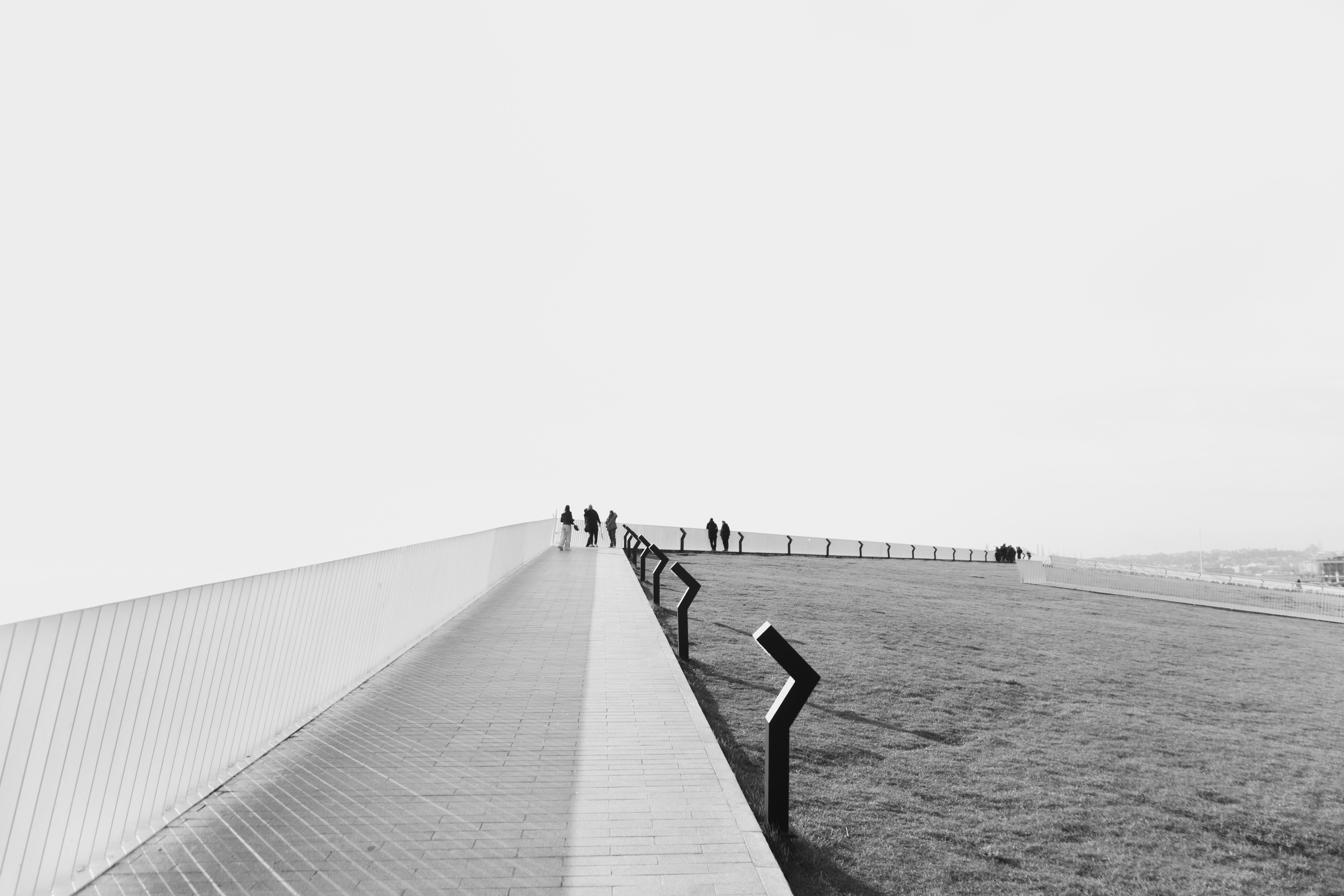 Black and White Minimalist Cityscape in Istanbul · Free Stock Photo