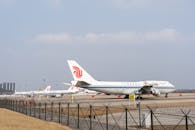 Air China Boeing 747s at Airport Runway