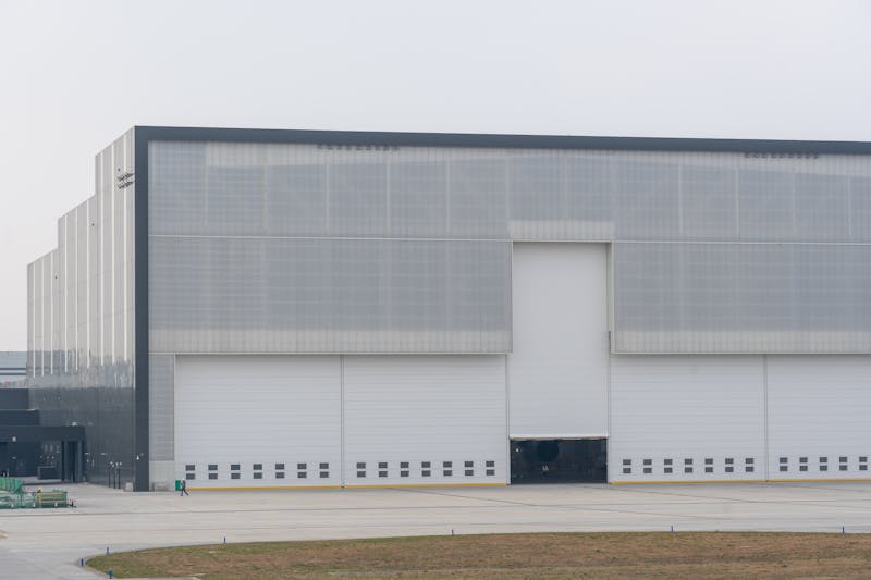Commercial industrial warehouse building