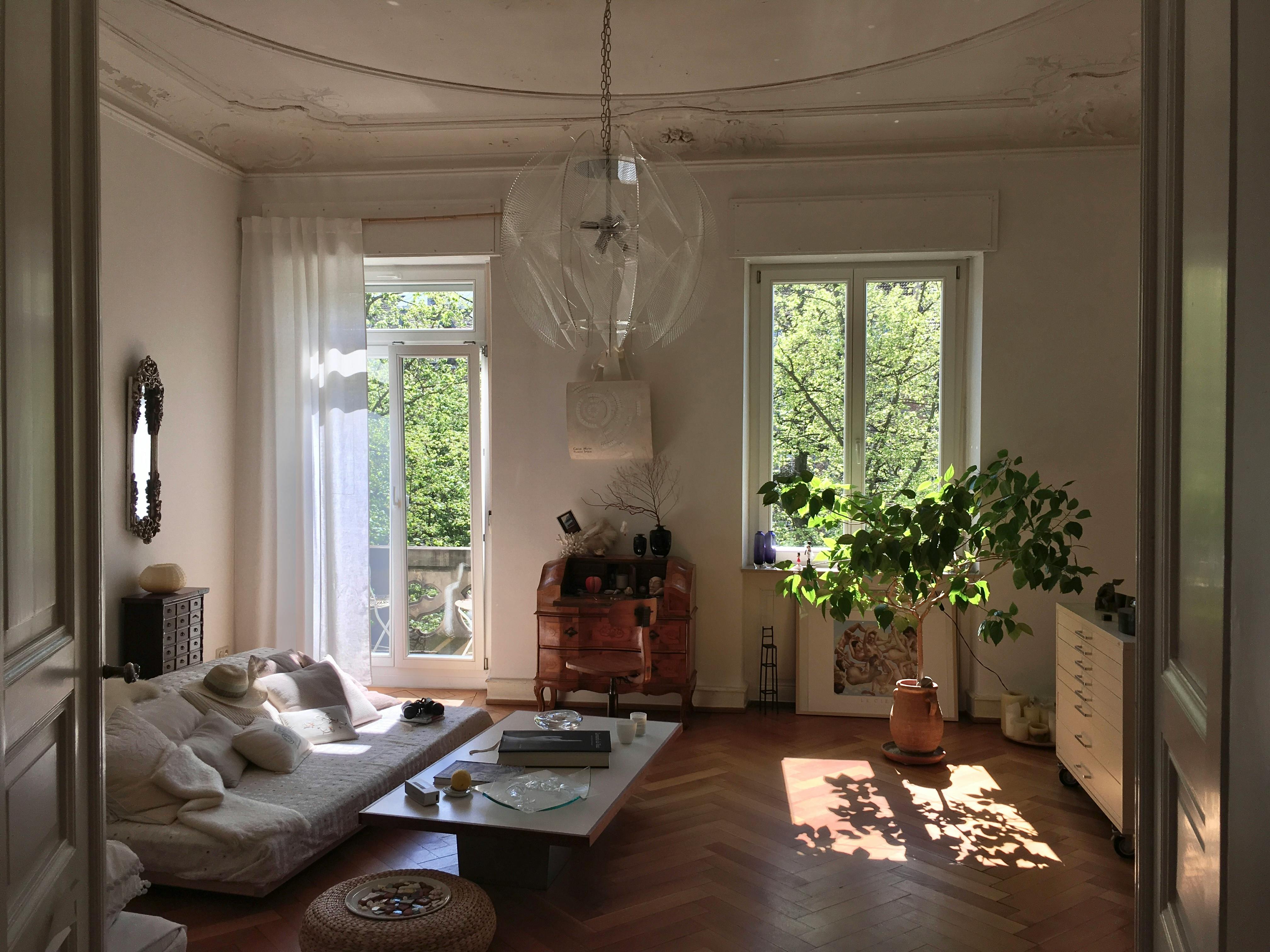 Bright and Cozy Living Room with Natural Light