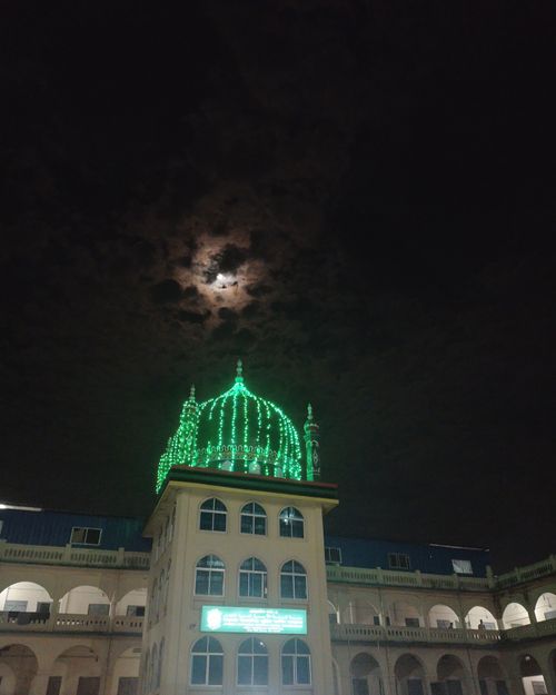 Free stock photo of islam, jamia ahmadia sunnia madrasa, moon Stock Photo