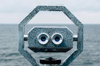 Rainy Day Marine Telescope by the Sea