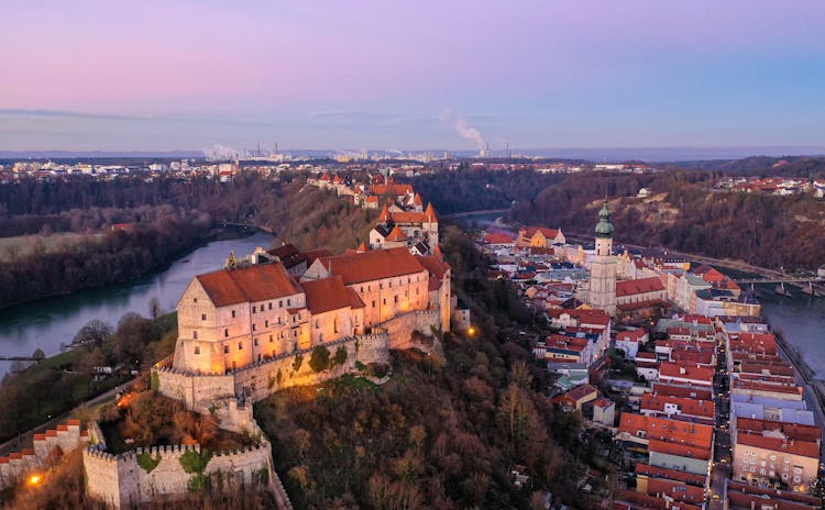 Aerial View Of City