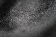 Close-up of Black Textured Fabric Surface