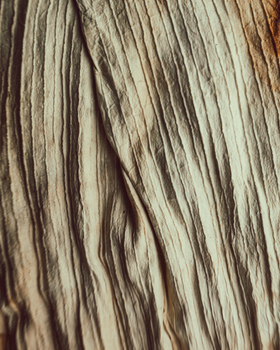 Close-up of natural wooden grooves with rich textures and earthy tones