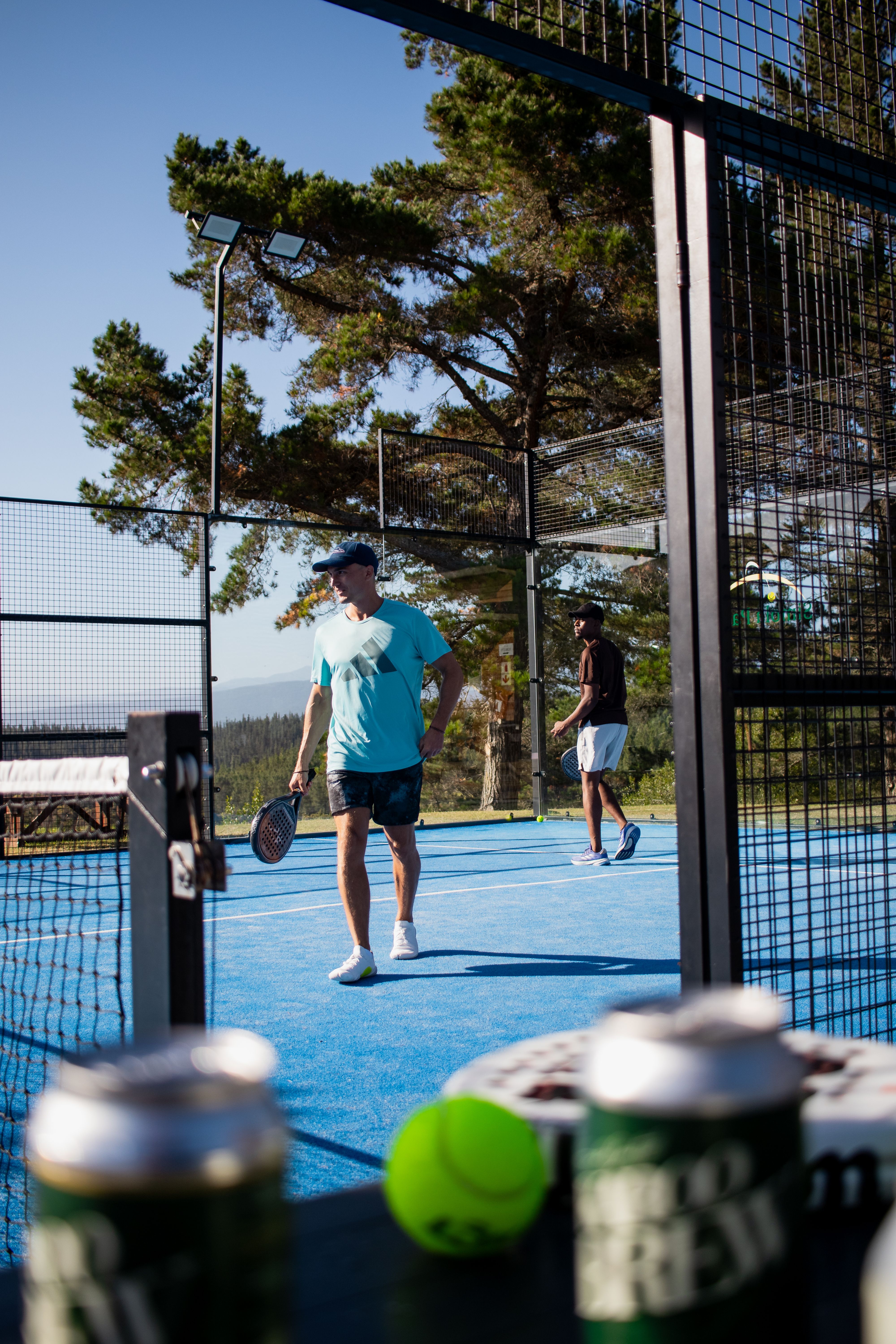Jugadores de p&aacute;del