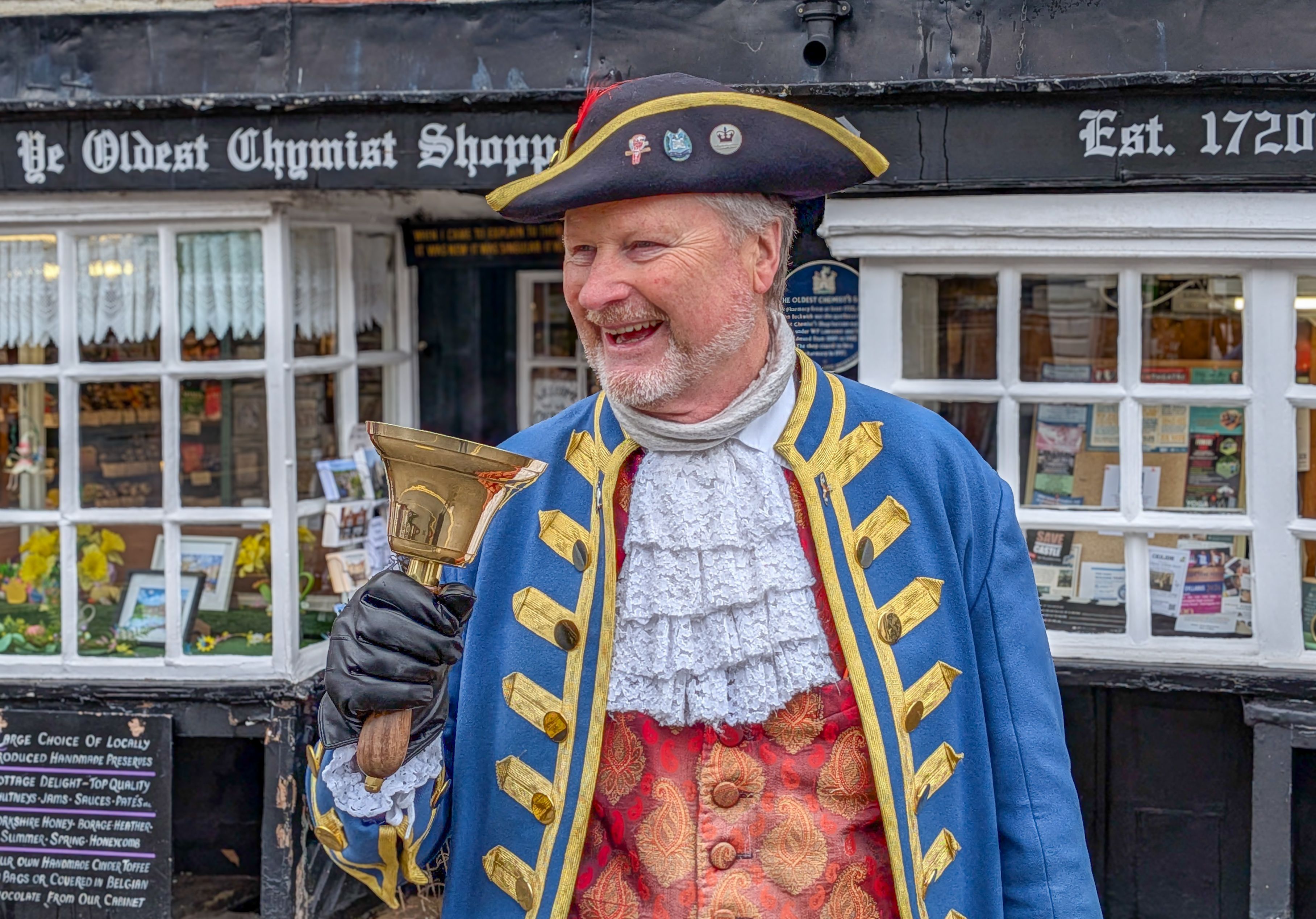 Historic Town Crier at Ye Oldest Chymist Shoppe · Free Stock Photo