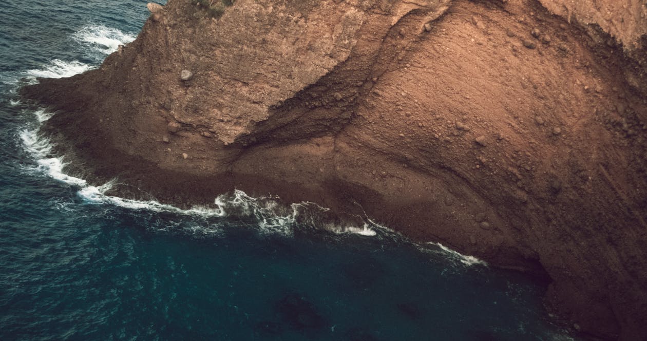 ブルーオーシャン, 崖, 海の無料の写真素材