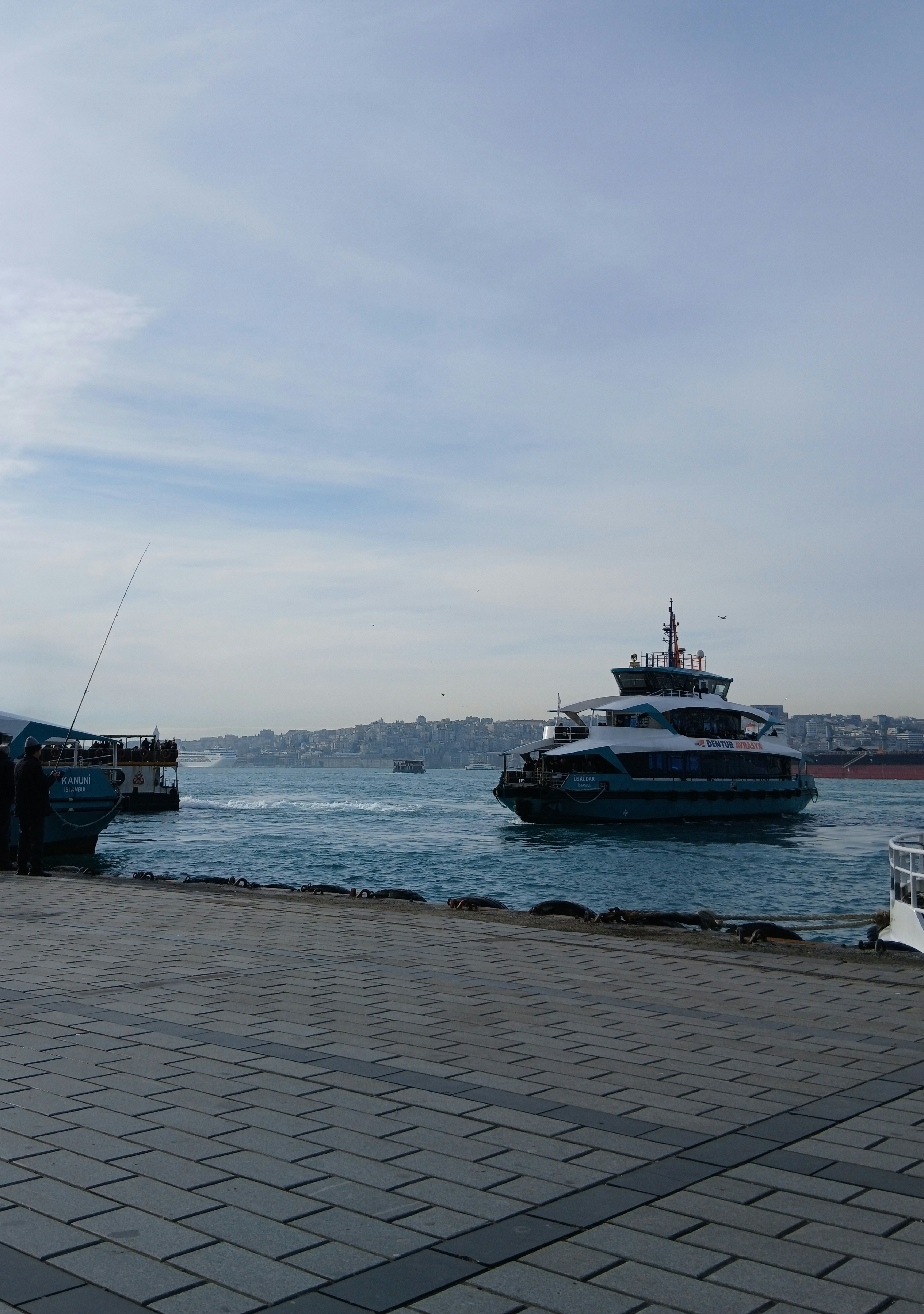 Ferry on Bosphorus Strait in Istanbul · Free Stock Photo