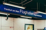 Sign at Frankfurt Airport Regional Train Station