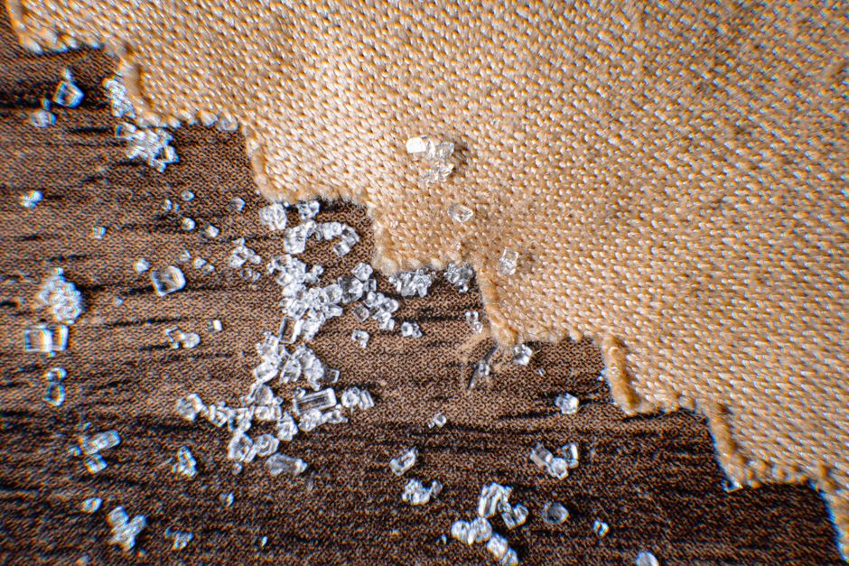 shingle granules in a gutter - roof damage repair near me shingle granules in a gutter - roof damage repair near me