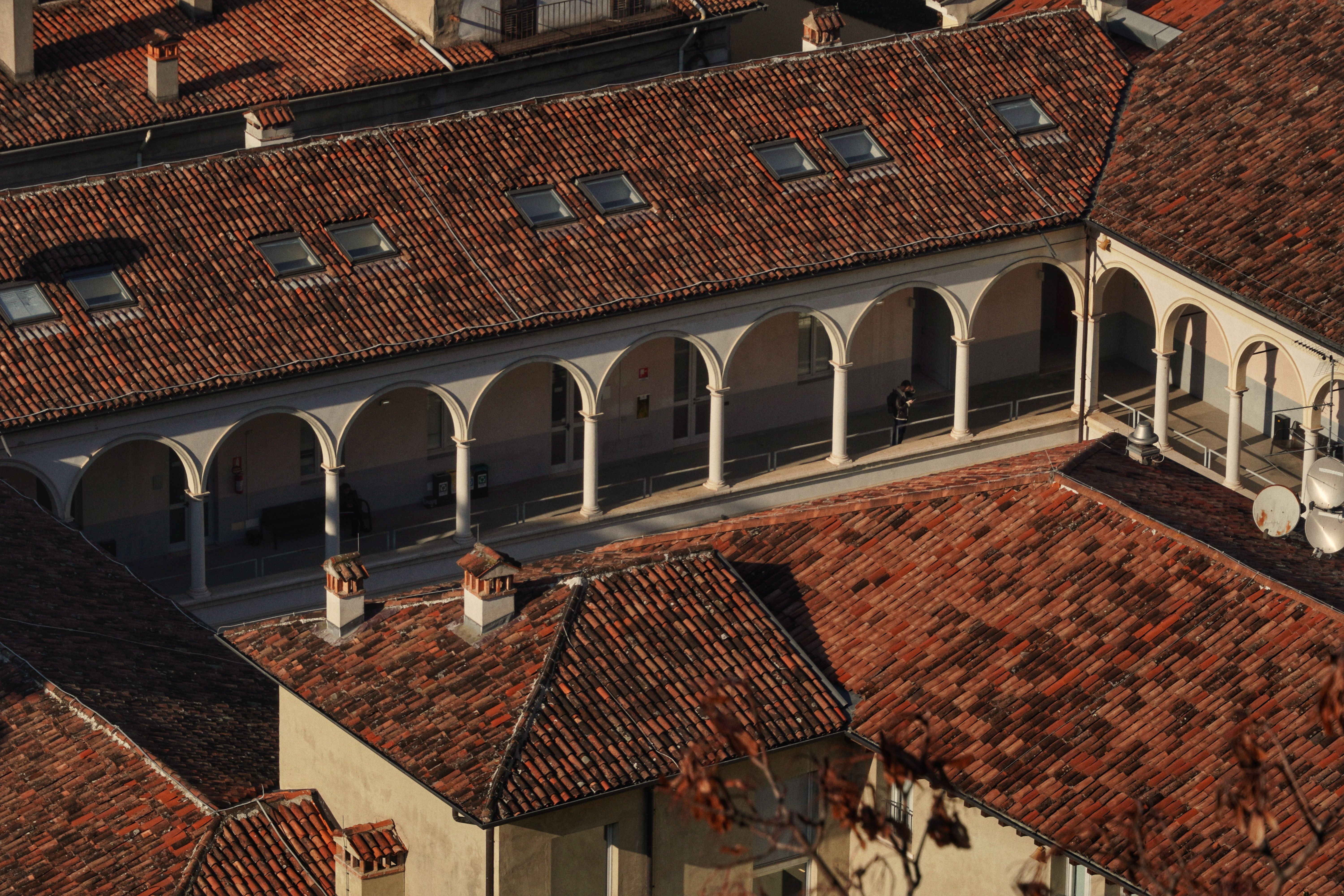 Historic European Architecture with Red Roofs · Free Stock Photo