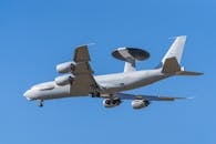 Military Aircraft in Flight over Albacete