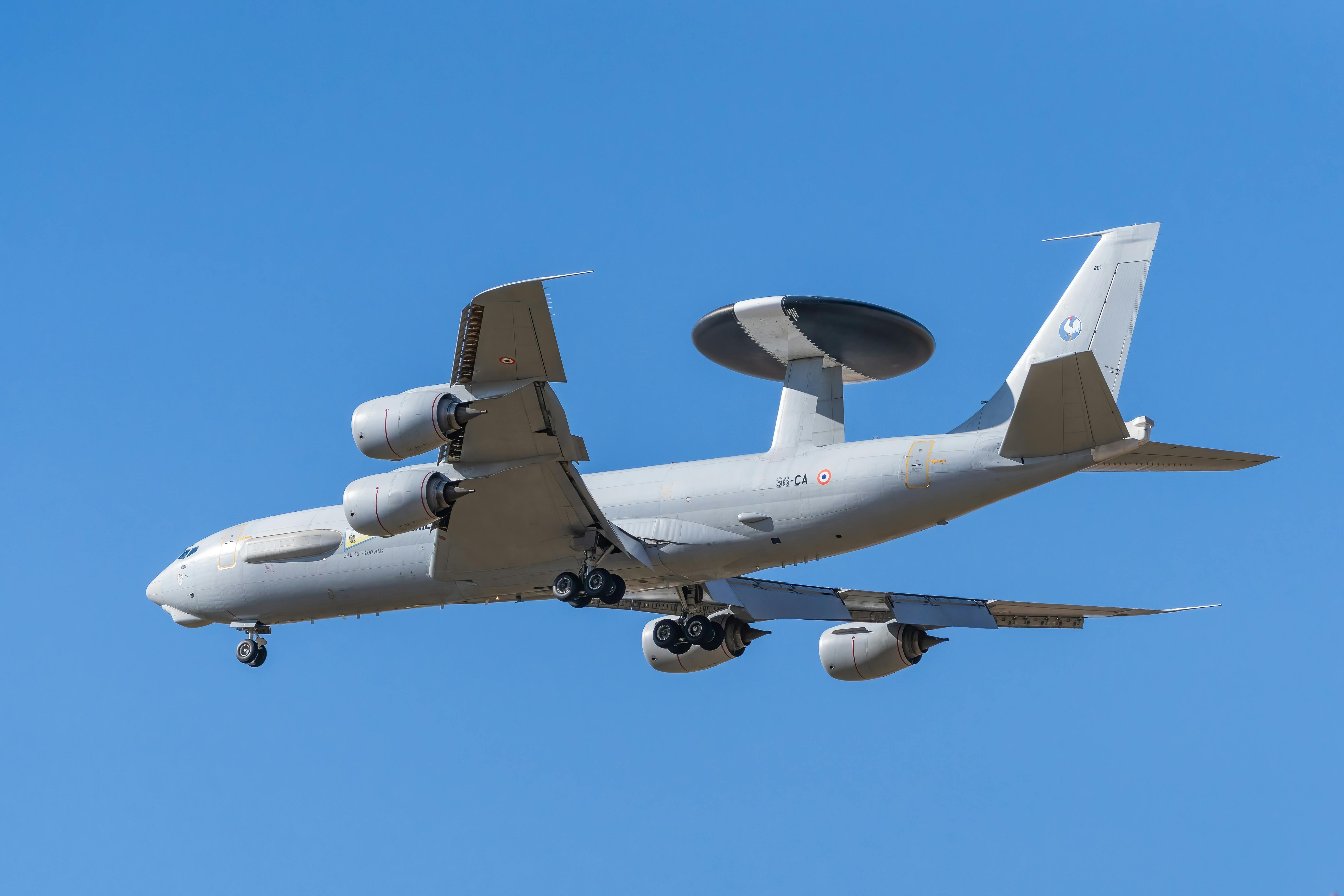 Military Aircraft in Flight over Albacete
