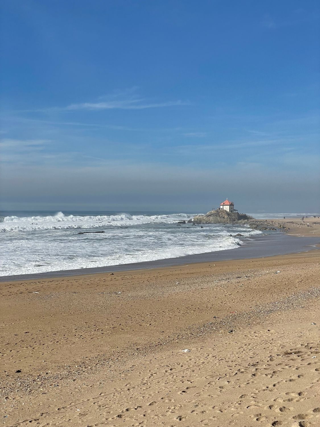 Chapel on Praia de Miramar Beach, Portugal · Free Stock Photo
