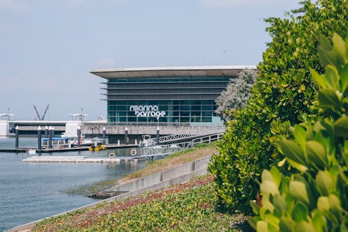 Photos gratuites de barrage de la marina, singapour