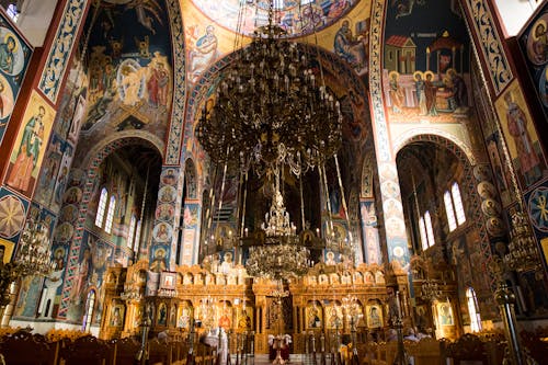 Foto d'estoc gratuïta de església ortodoxa grega