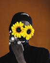 Creative Portrait with Sunflower Eyewear