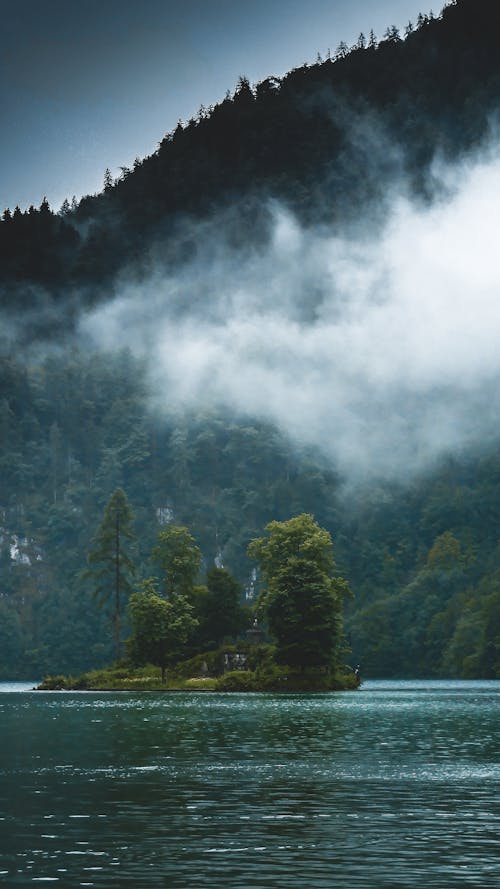 Free stock photo of alps, clouds, mirroring