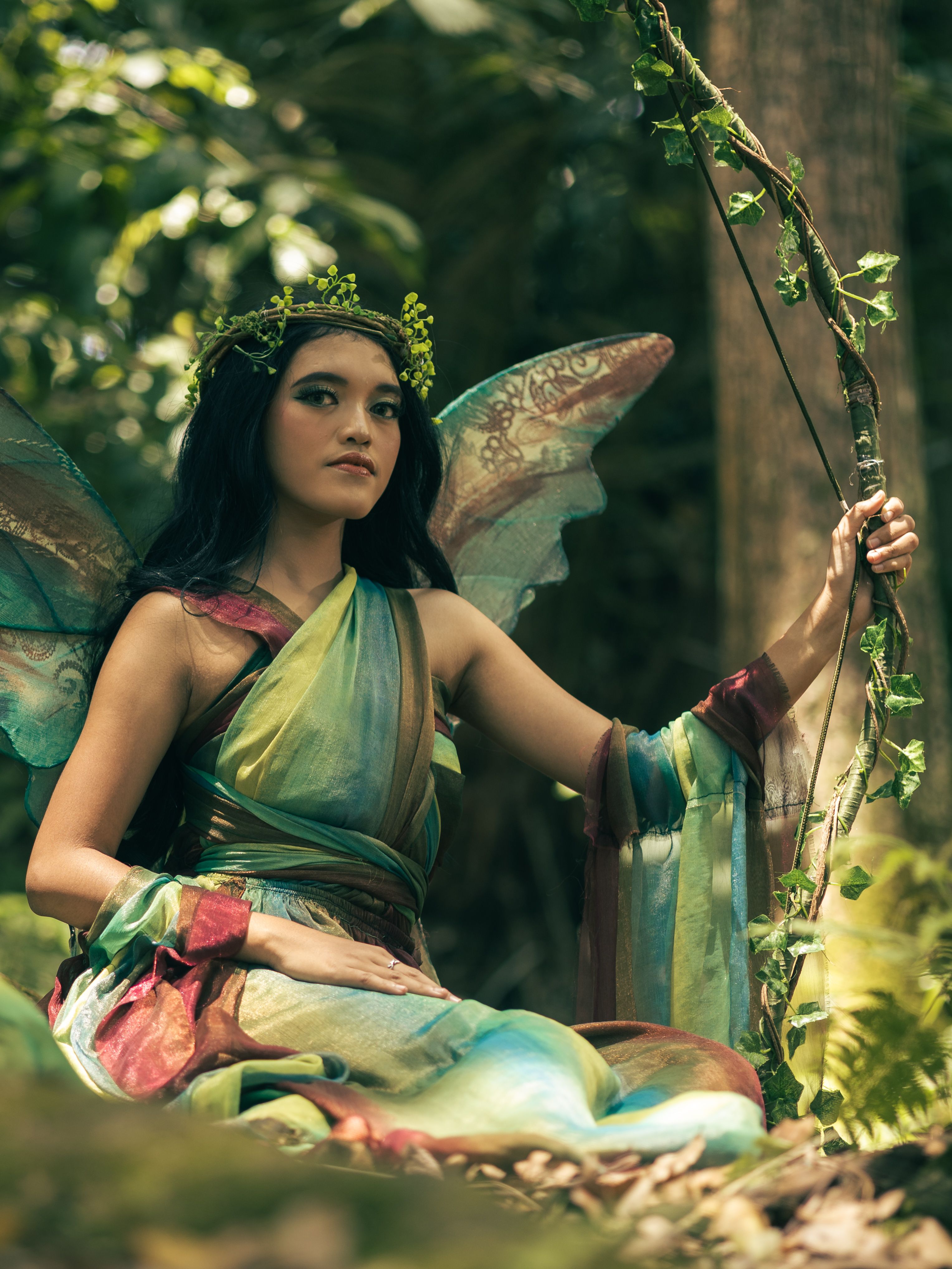 Enchanted Forest Fairy Portrait in Indonesia · Free Stock Photo