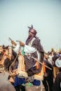 Traditional Horseman in Cultural Parade