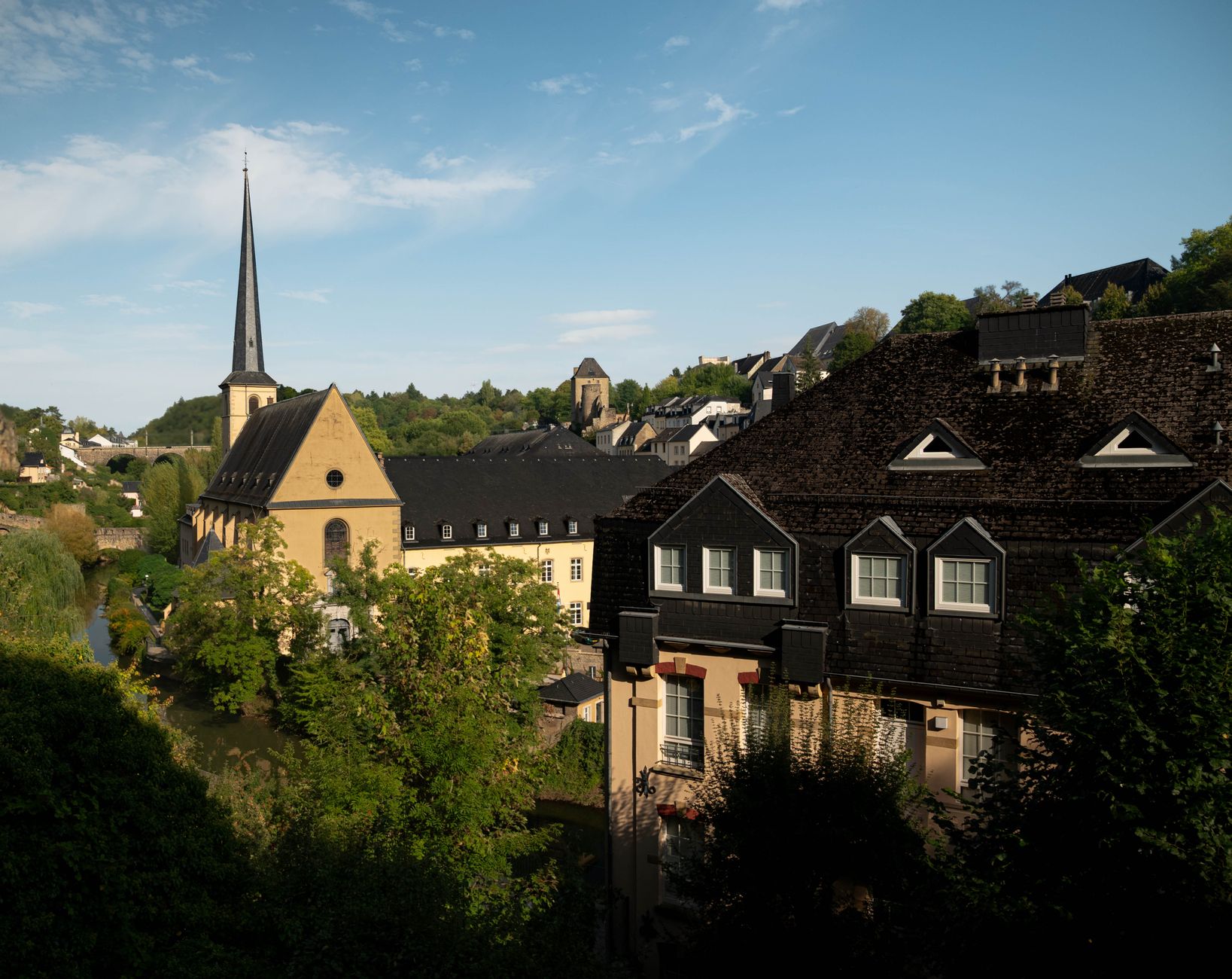 Differdange cityscape